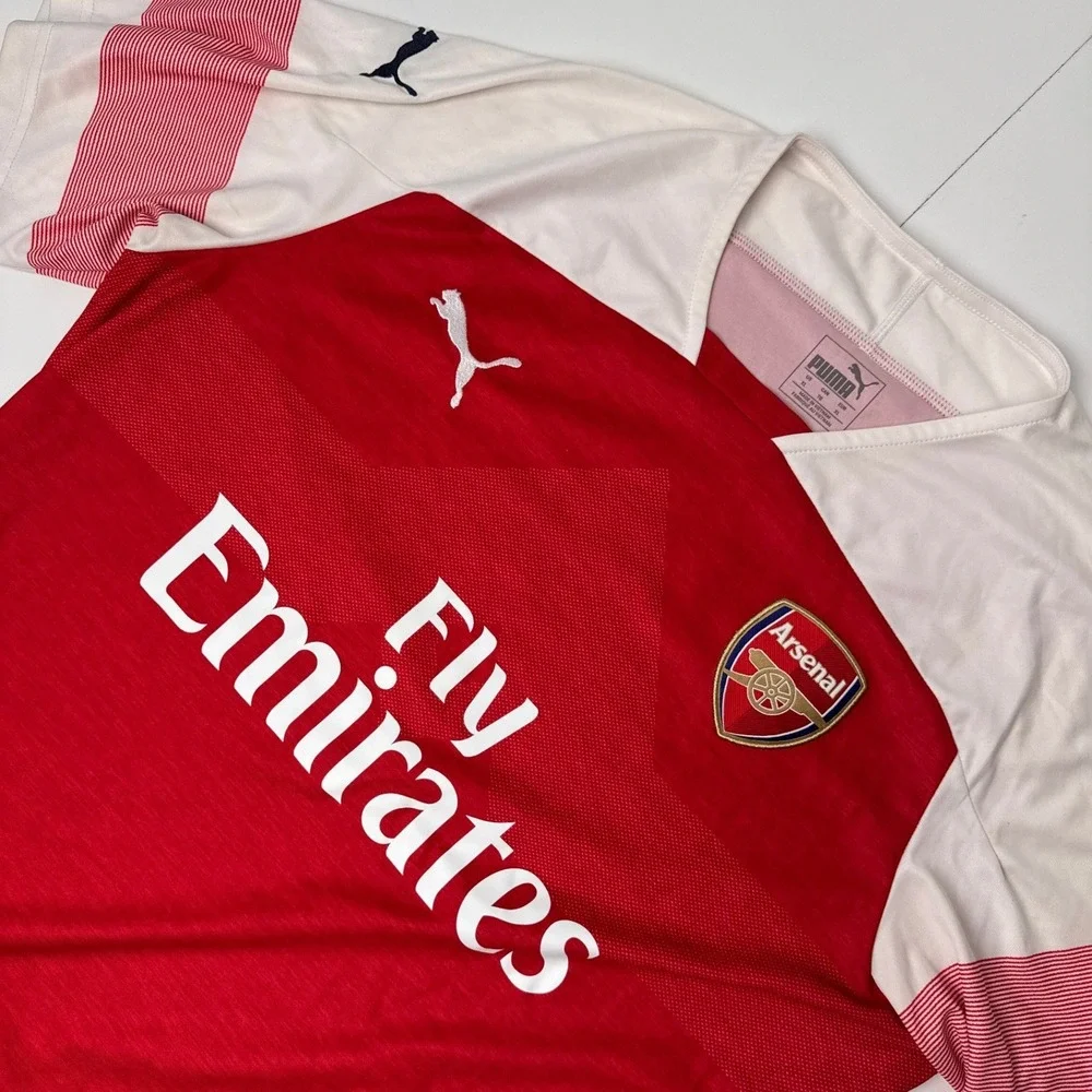 Puma Arsenal FC 2018-19 Home Jersey Red White Mens XL Fly Emirates Soccer Shirt - Picture 1 of 12
